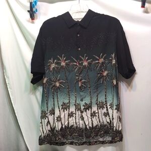 Mens Arthouse Hawaiian type button down shirt size 2X
